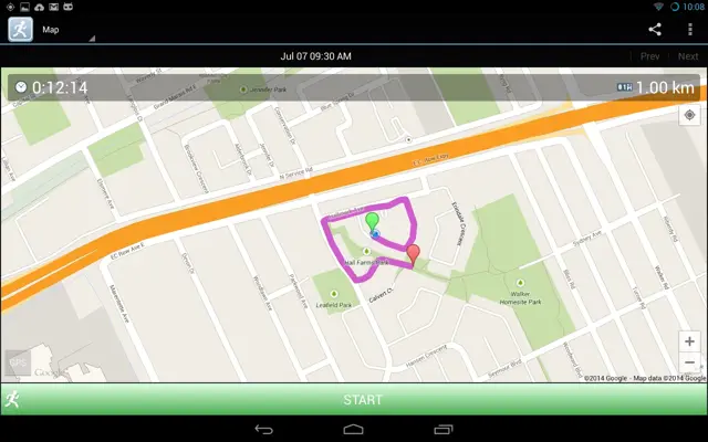 JogTracker android App screenshot 9