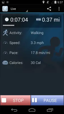 JogTracker android App screenshot 3