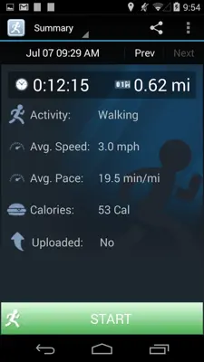 JogTracker android App screenshot 6