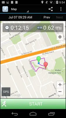 JogTracker android App screenshot 7