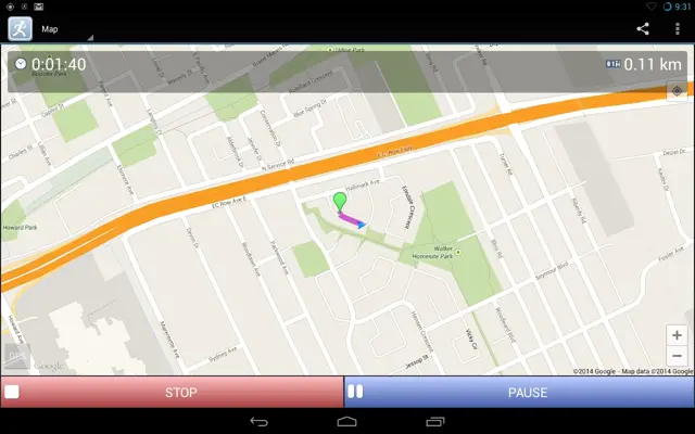 JogTracker android App screenshot 8